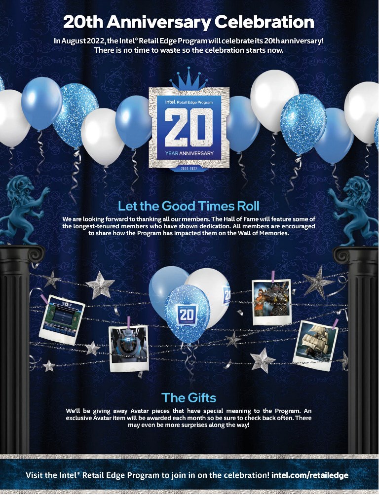 Intel Retail Edge Program 20th Anniversary